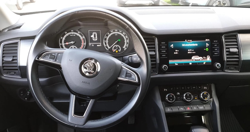 Skoda Kodiaq cena 99900 przebieg: 70709, rok produkcji 2018 z Wschowa małe 407